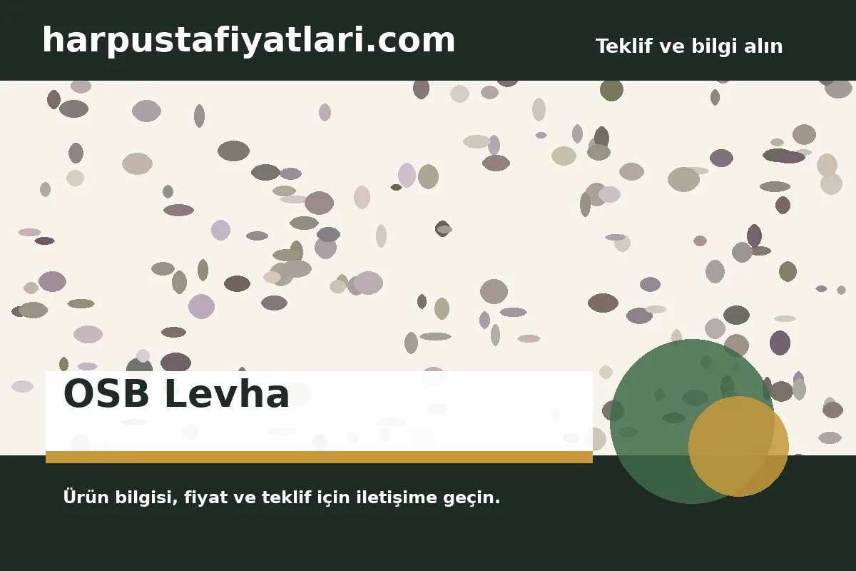 OSB Levha ürün banner