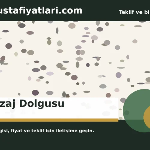 Peyzaj Dolgusu - Harpuşta Fiyatları