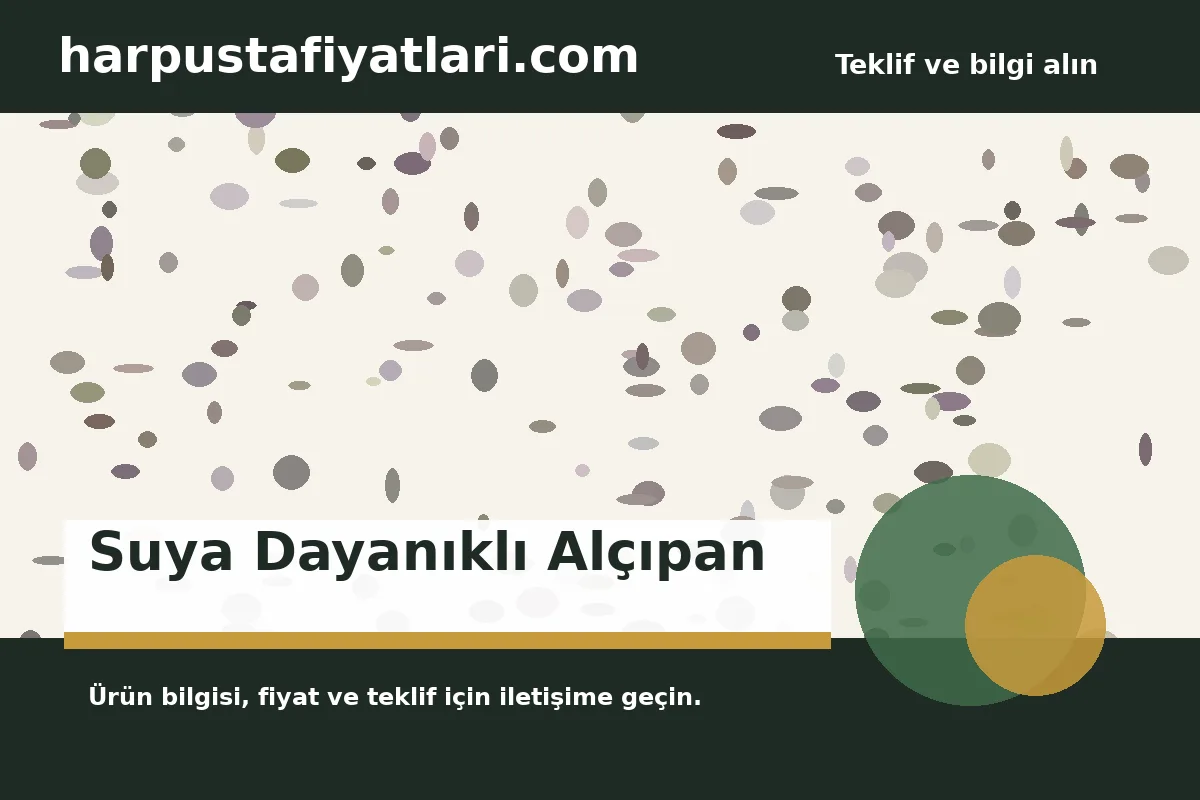 Suya Dayanıklı Alçıpan ürün banner
