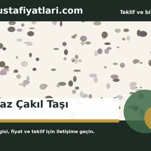 Beyaz Çakıl Taşı - Harpuşta Fiyatları