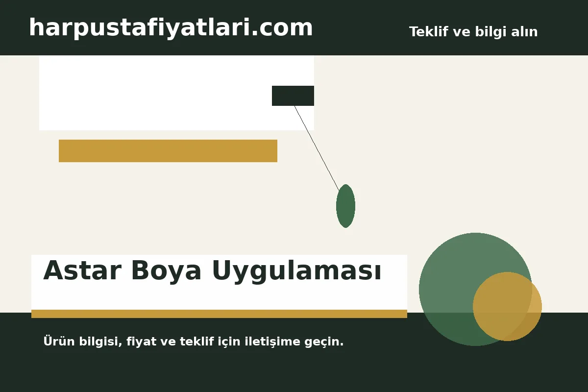 Astar Boya Uygulaması - Harpuşta Fiyatları