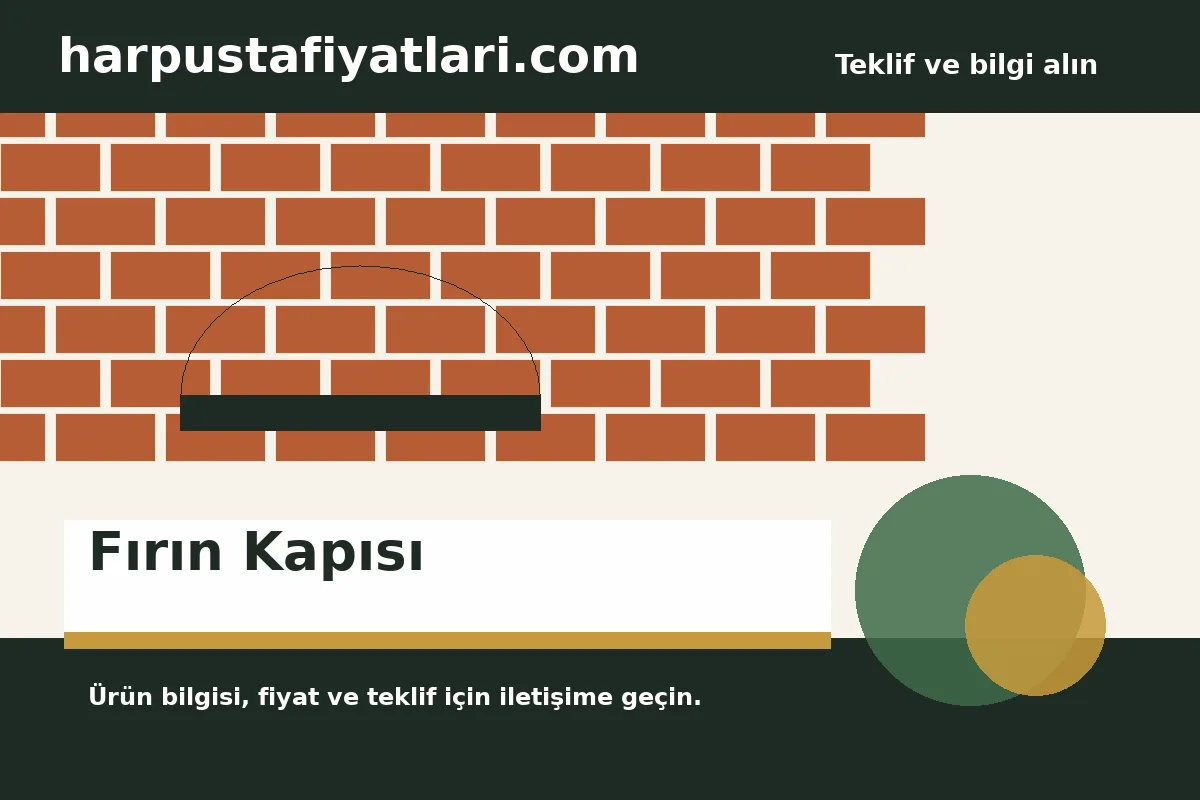 Fırın Kapısı ürün banner