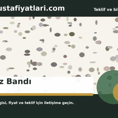 Derz Bandı - Harpuşta Fiyatları