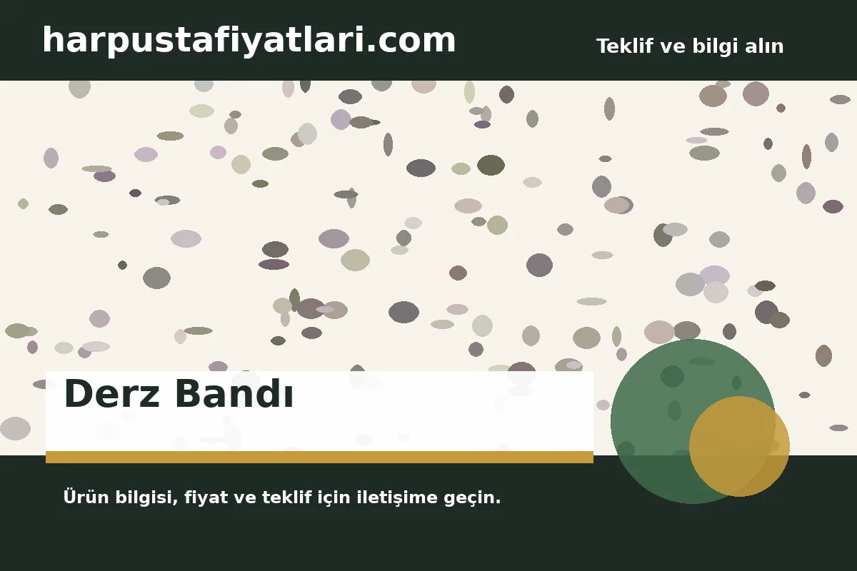 Derz Bandı ürün banner