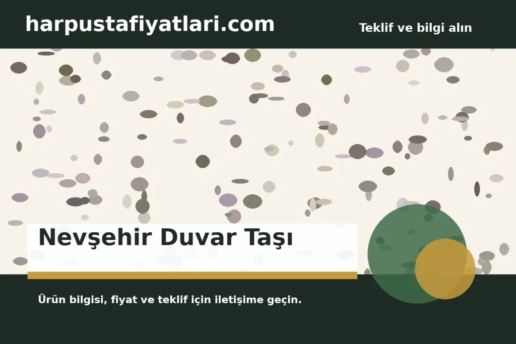 Nevşehir Duvar Taşı ürün banner