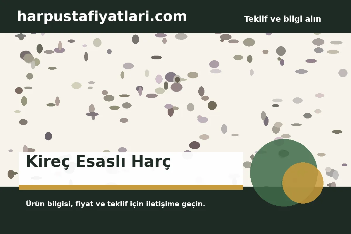 Kireç Esaslı Harç ürün banner