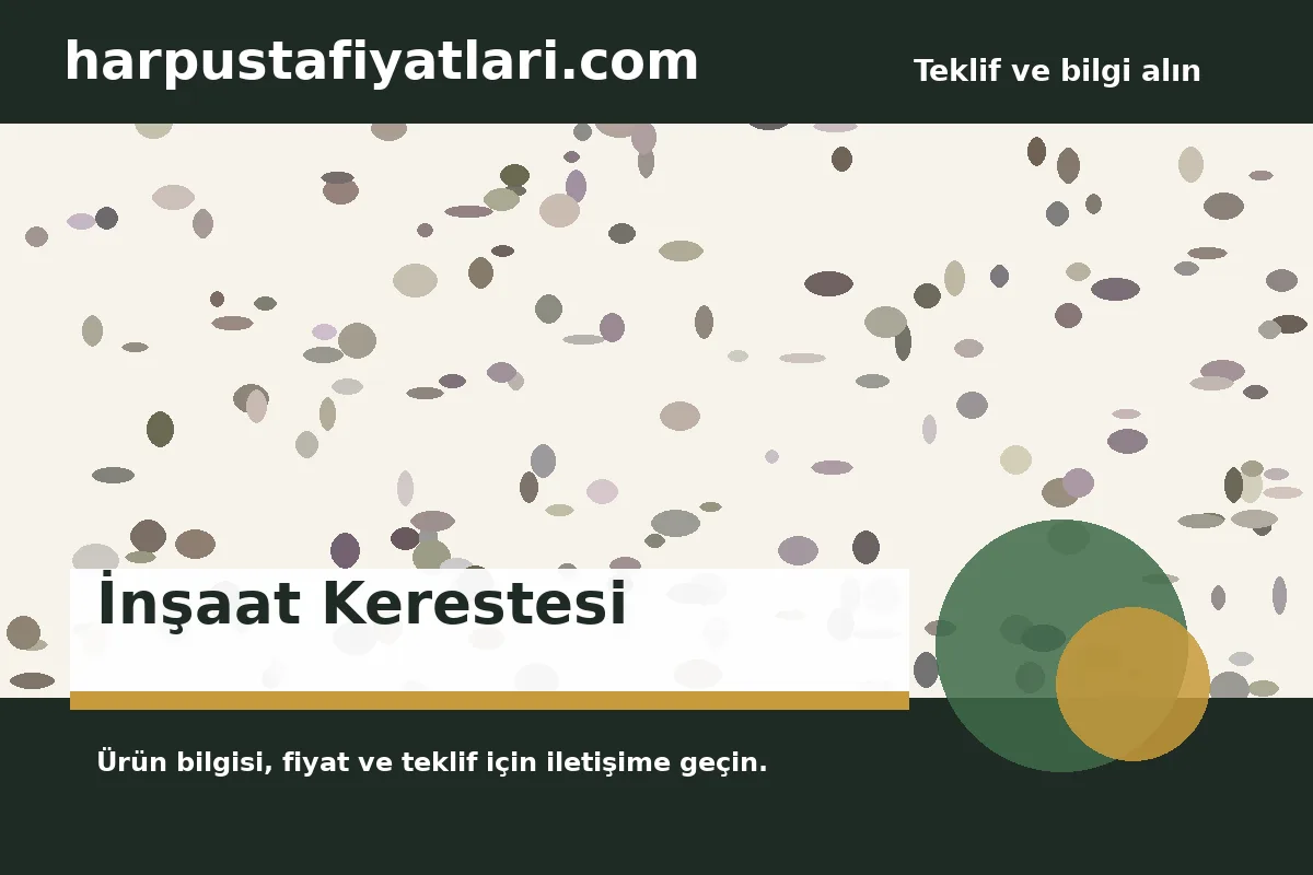 İnşaat Kerestesi ürün banner