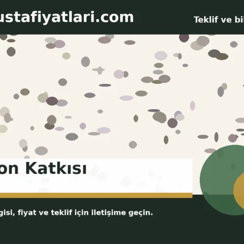 Beton Katkısı - Harpuşta Fiyatları