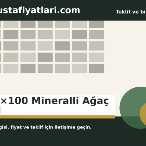 100×100 Mineralli Ağaç Dibi - Harpuşta Fiyatları