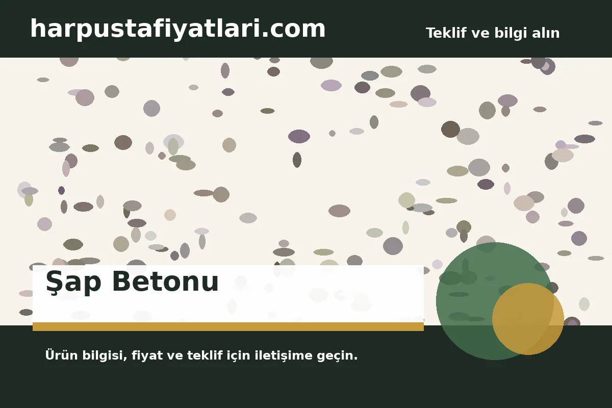 Şap Betonu ürün banner