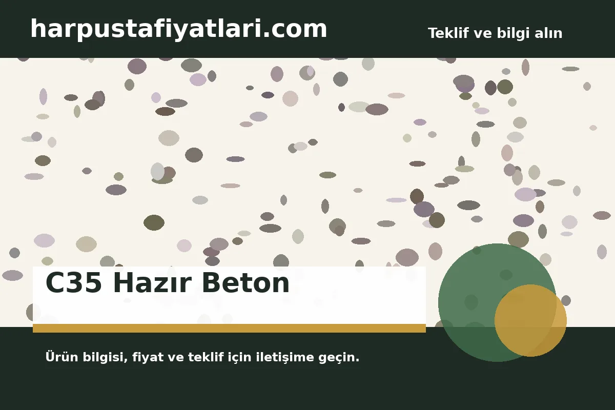 C35 Hazır Beton ürün banner