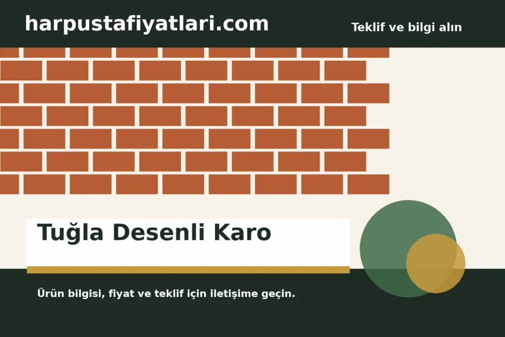 Tuğla Desenli Karo ürün banner