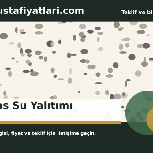Teras Su Yalıtımı - Harpuşta Fiyatları