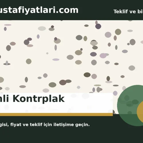 Filmli Kontrplak - Harpuşta Fiyatları
