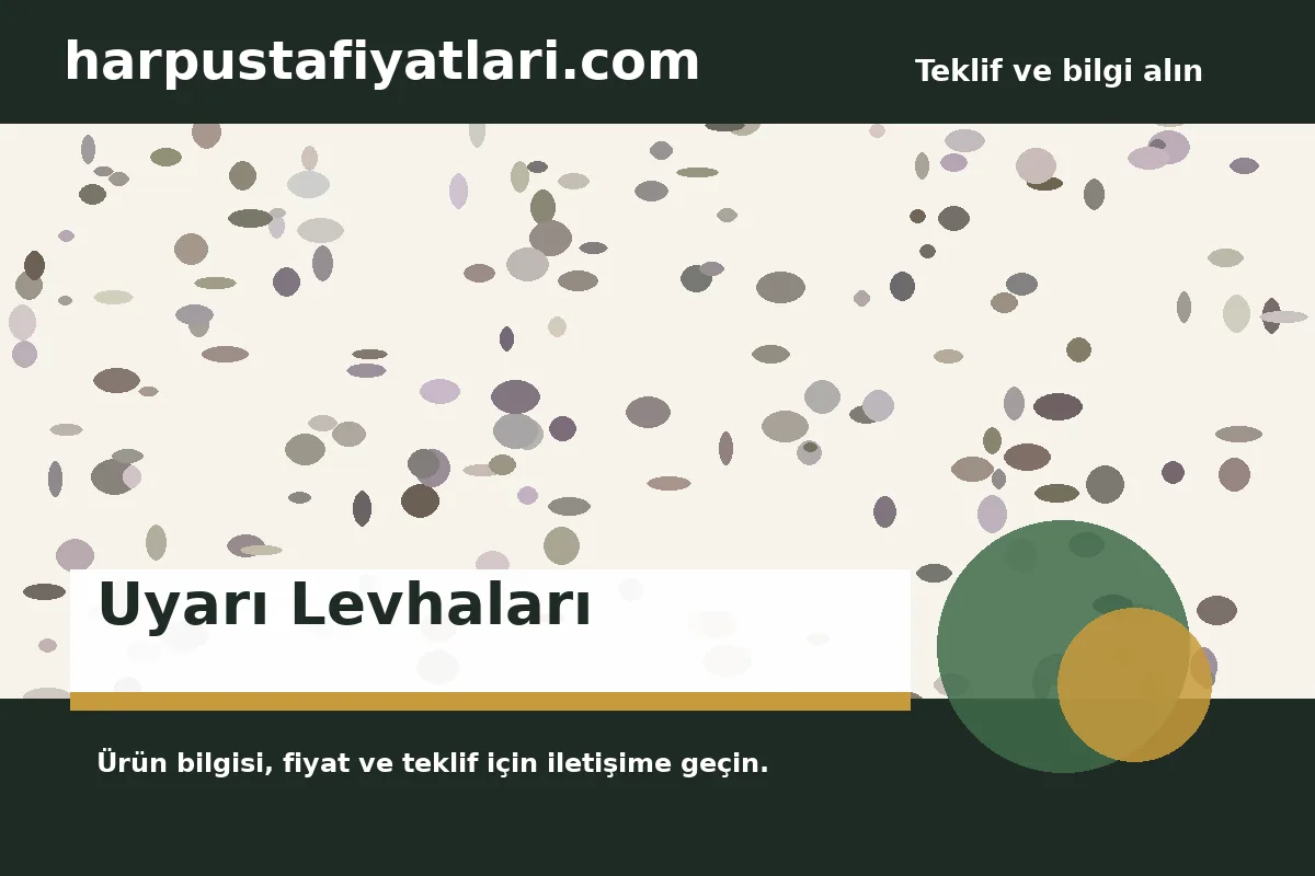 Uyarı Levhaları ürün banner