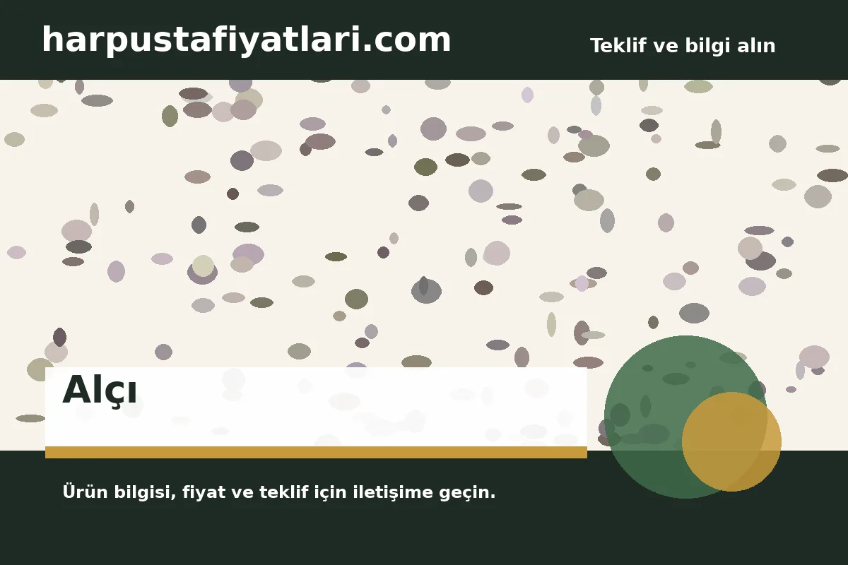 Alçı ürün banner