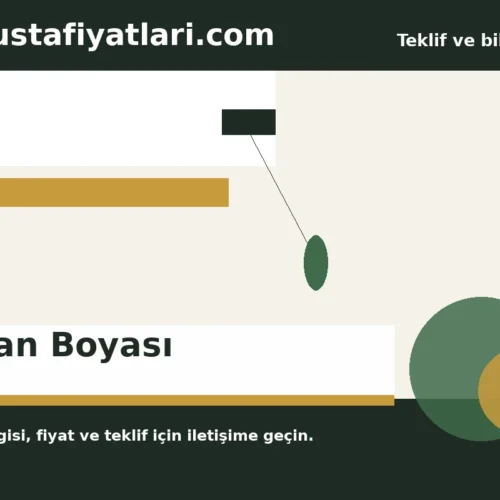 Tavan Boyası - Harpuşta Fiyatları