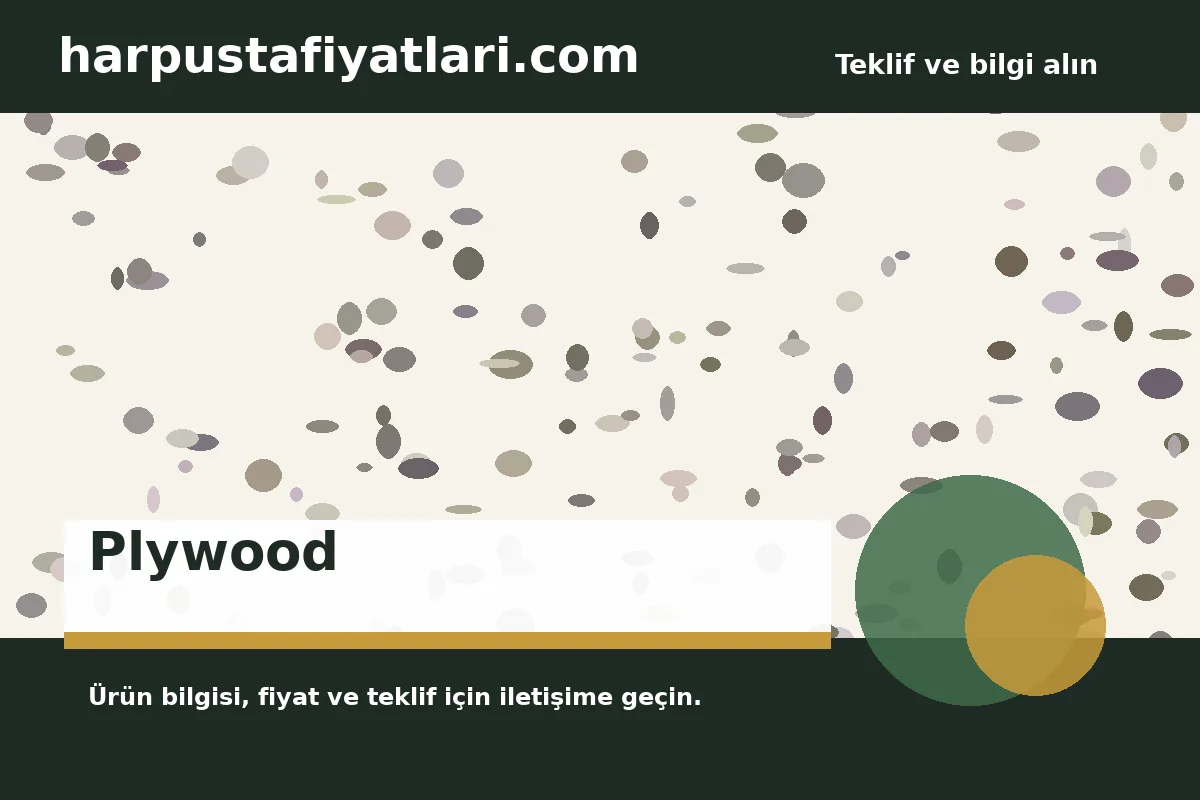 Plywood ürün banner