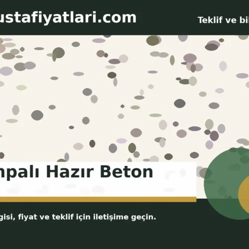 Pompalı Hazır Beton - Harpuşta Fiyatları