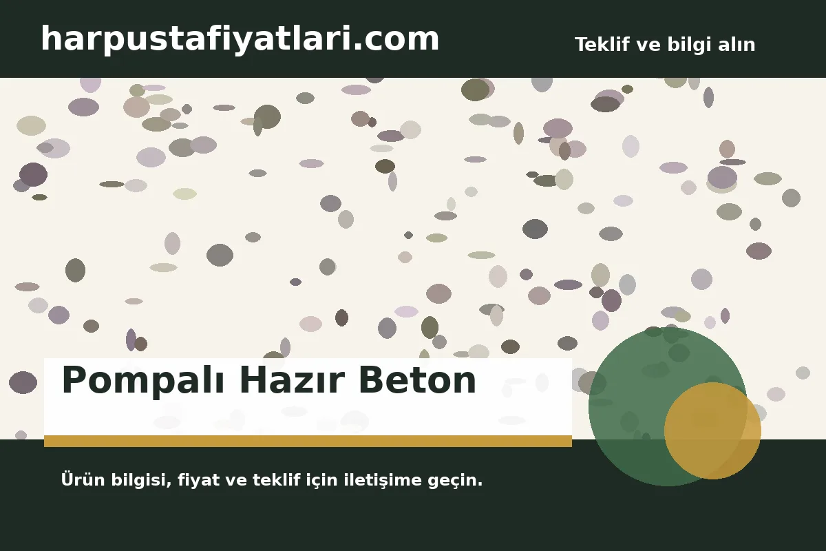 Pompalı Hazır Beton ürün banner