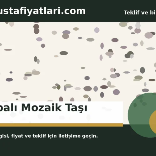 Torbalı Mozaik Taşı - Harpuşta Fiyatları