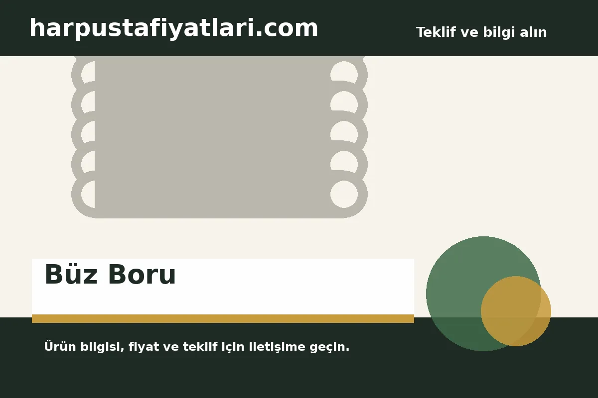 Büz Boru ürün banner