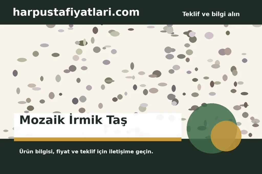 Mozaik İrmik Taş ürün banner