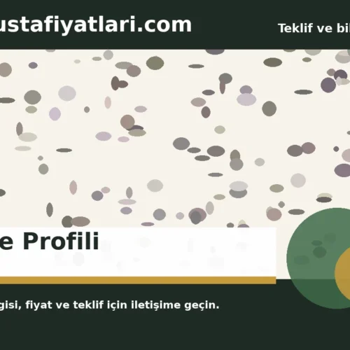 Köşe Profili - Harpuşta Fiyatları
