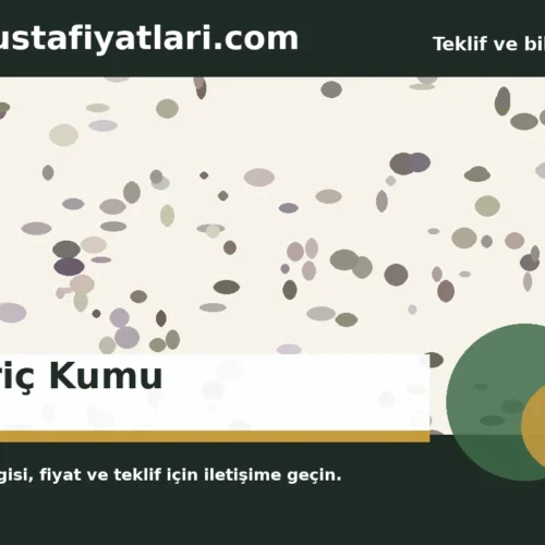 Meriç Kumu - Harpuşta Fiyatları