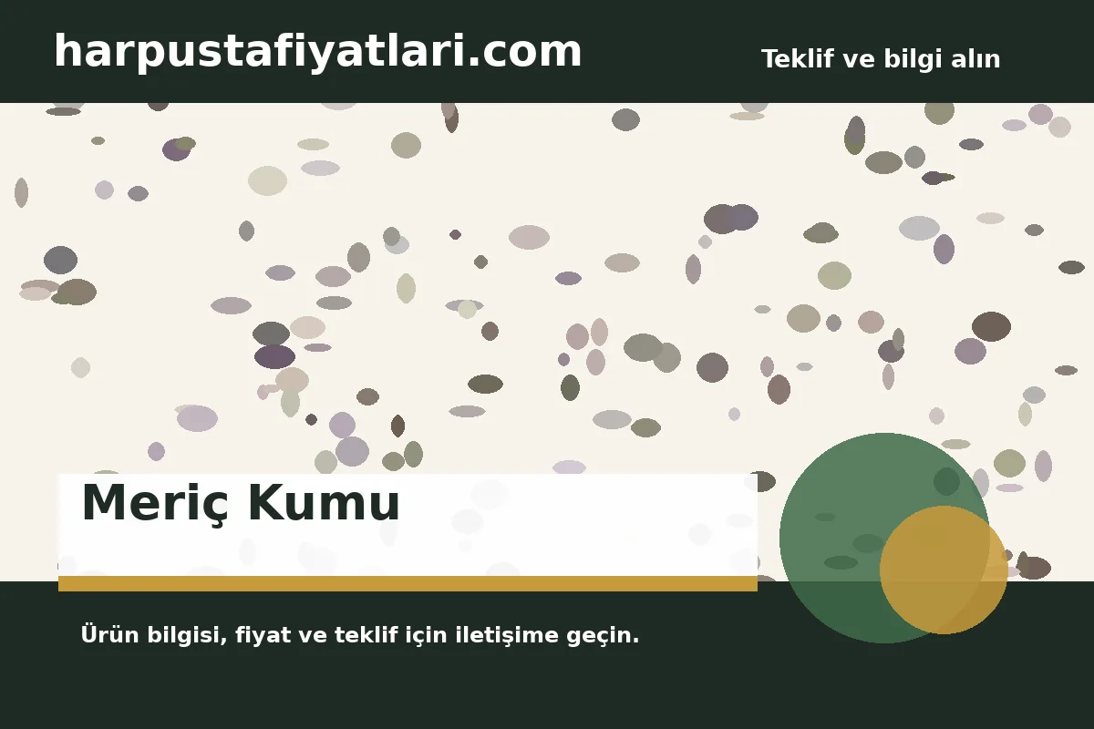 Meriç Kumu ürün banner