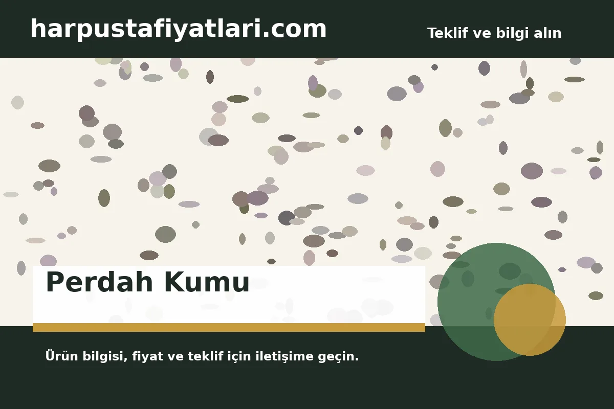Perdah Kumu ürün banner