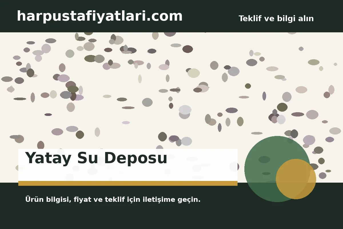 Yatay Su Deposu ürün banner