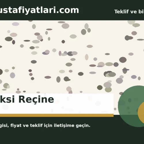 Epoksi Reçine - Harpuşta Fiyatları