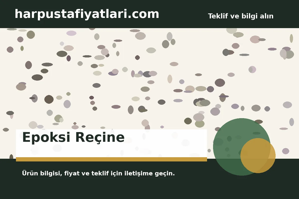 Epoksi Reçine ürün banner
