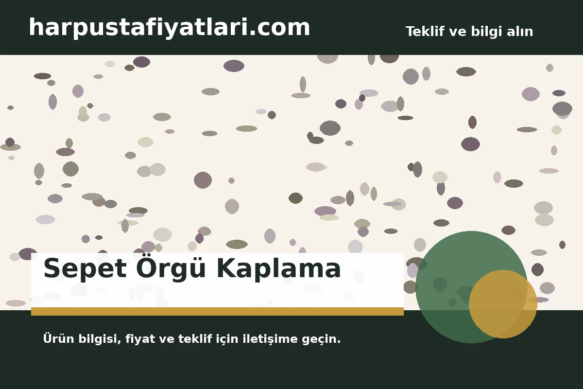 Sepet Örgü Kaplama ürün banner