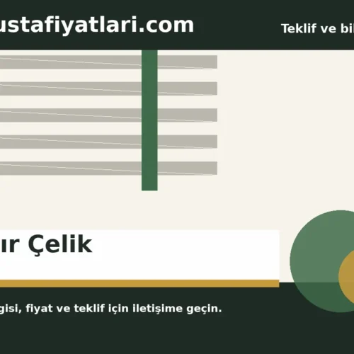 Hasır Çelik - Harpuşta Fiyatları