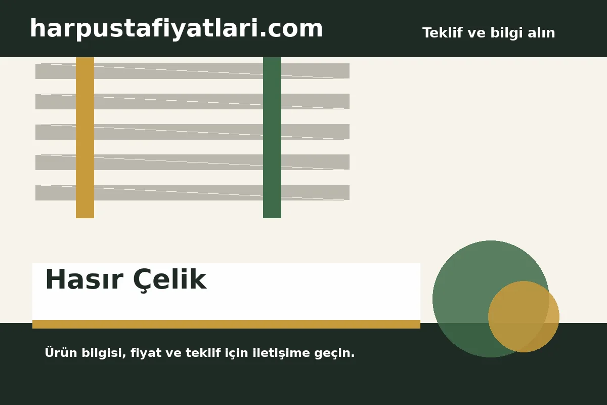 Hasır Çelik ürün banner