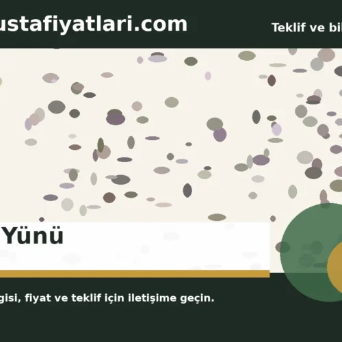 Taş Yünü - Harpuşta Fiyatları