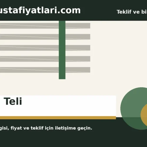 Bağ Teli - Harpuşta Fiyatları