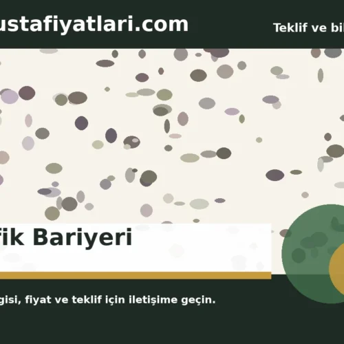 Trafik Bariyeri - Harpuşta Fiyatları
