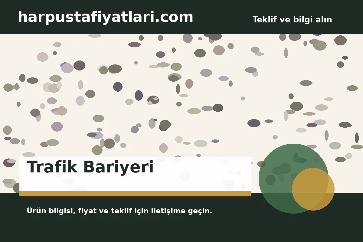 Trafik Bariyeri ürün banner