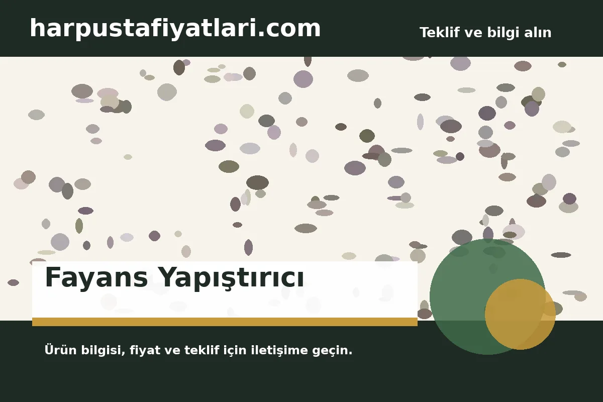 Fayans Yapıştırıcı ürün banner