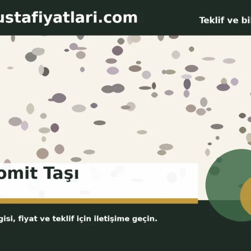 Dolomit Taşı - Harpuşta Fiyatları