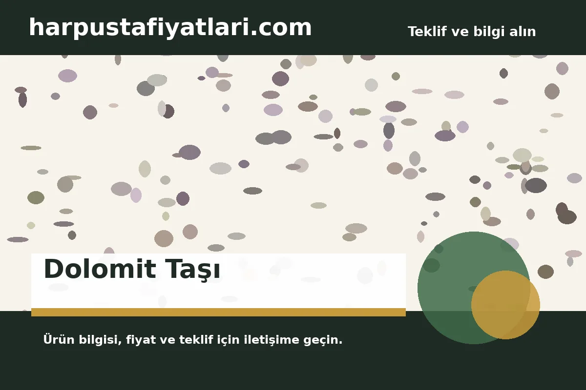 Dolomit Taşı ürün banner