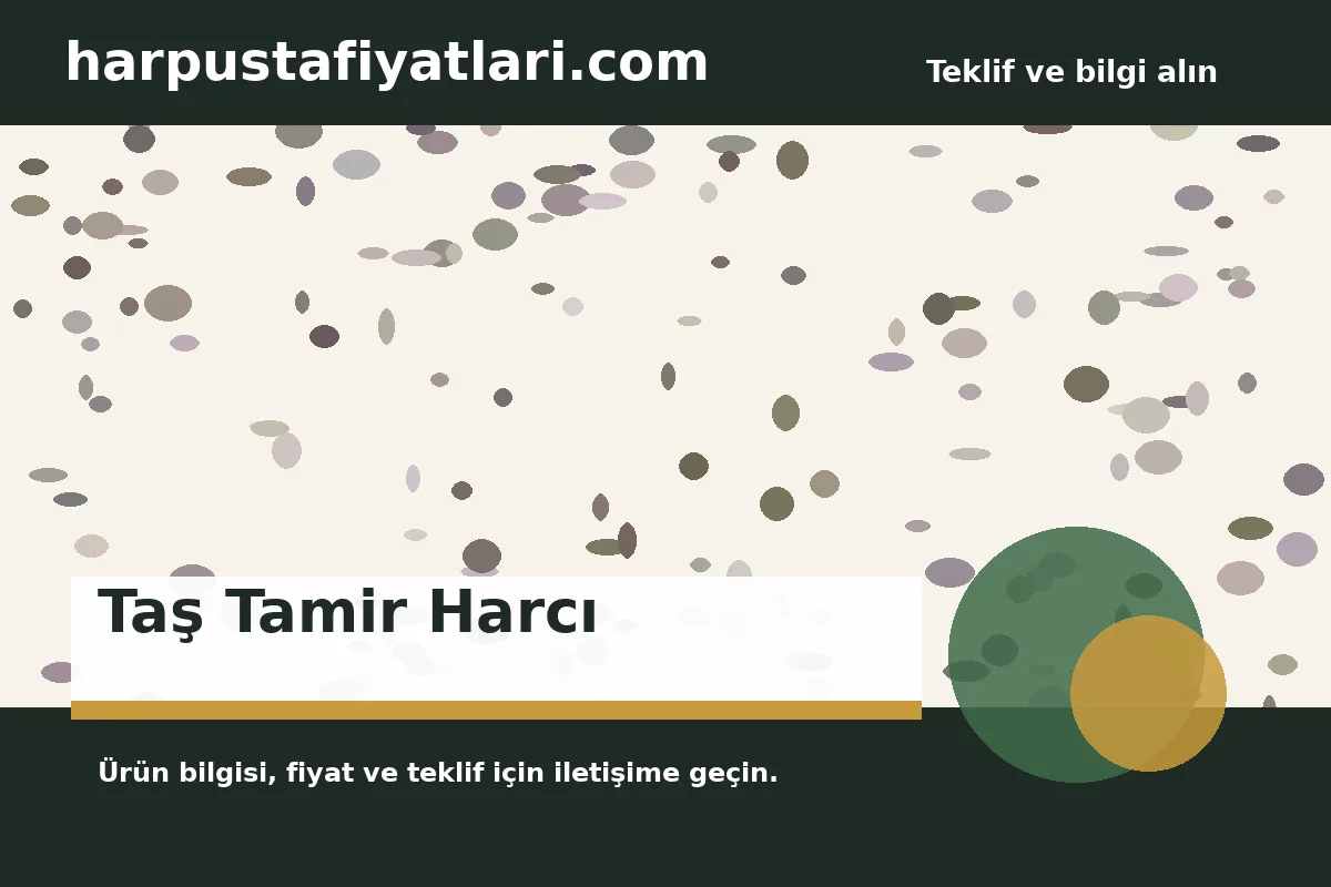 Taş Tamir Harcı ürün banner