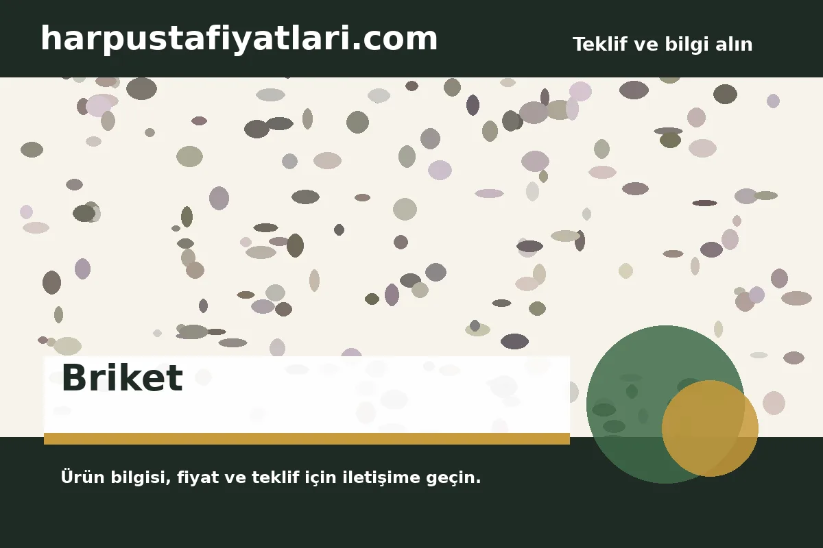 Briket ürün banner