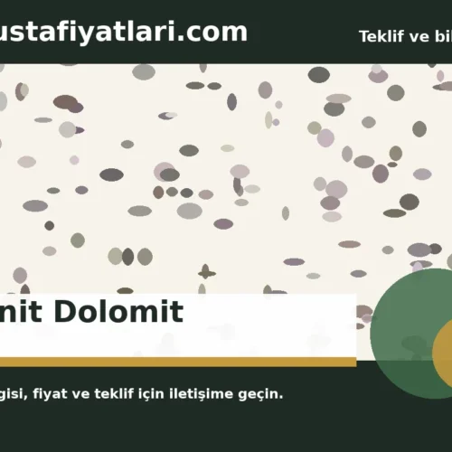 Granit Dolomit - Harpuşta Fiyatları